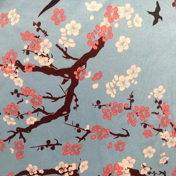 Banned Blue Blossom Wiggle Dress - Picture 6 of 6